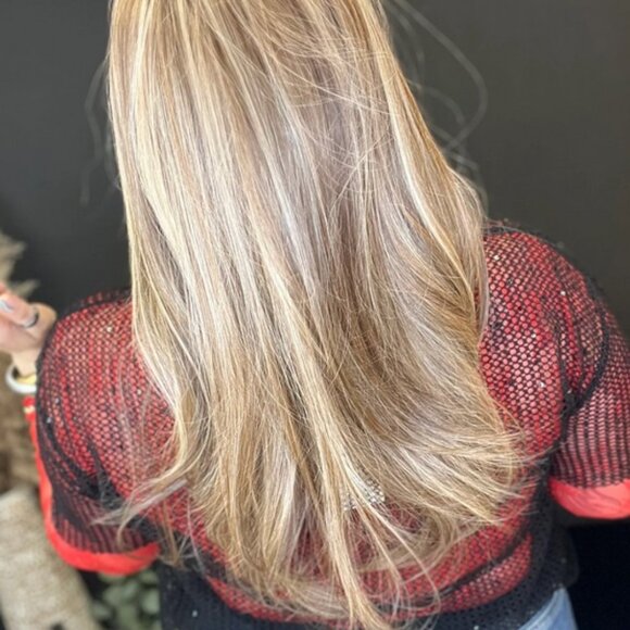 Napa Synthetic Wig in Walnut Buttercream Lace Front Mono Top - Picture 5 of 5